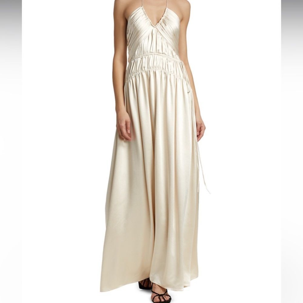 Jonathan Simkhai Clementine Open Back Gown| Size 8